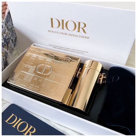 dior clutch with lipstick|dior limited edition lipstick set.